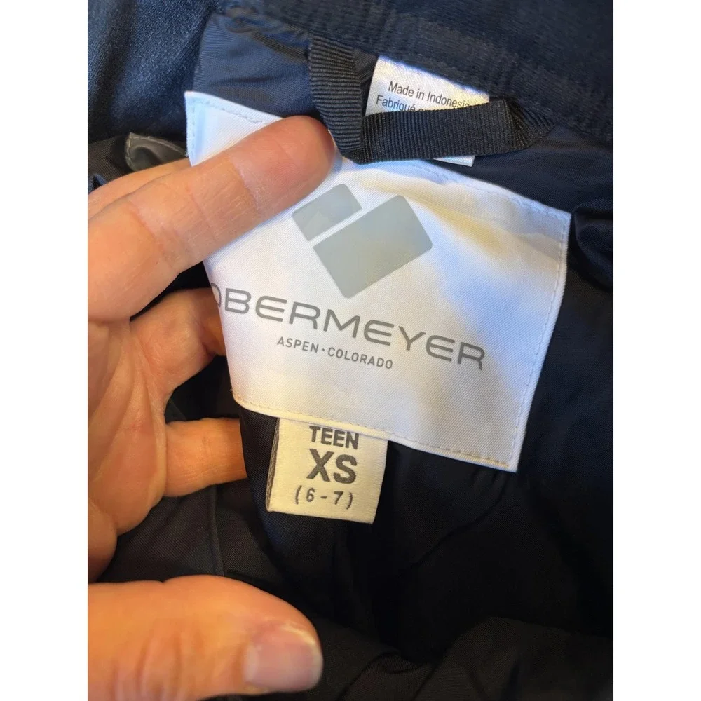 Obermeyer‎ Girls Brooke Black Ski Snow Pants Size XS (6/7)